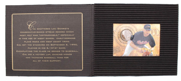 Cal Ripken Jr. 1996 Ultra Diamond Dust Dirt Card & (12) Timeless / End ...