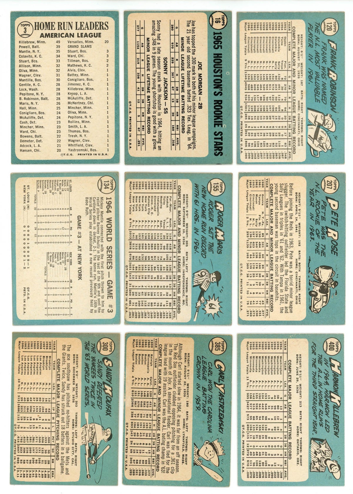 1965 TOPPS BASEBALL COMPLETE SET BREAK - 10 CARDS PER BOX! (1) HOFer &amp; (1-2) High # Cards per box!