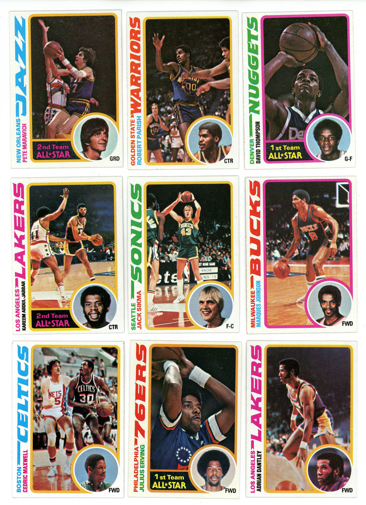 1978-79 TOPPS BASKETBALL COMPLETE SET BREAK - 10 CARDS PER BOX! 3 HOFERS PER BOX!