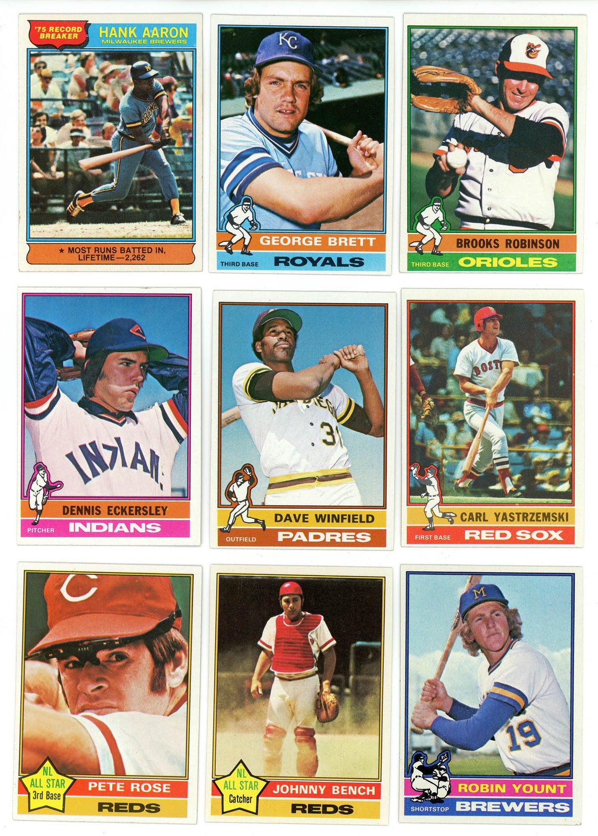 1976 TOPPS BASEBALL COMPLETE SET BREAK – 18 CARDS PER BOX! 2 HOFers IN EACH BOX!