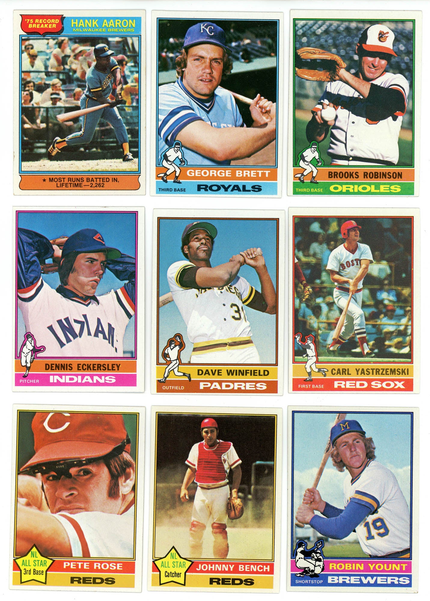 1976 TOPPS BASEBALL COMPLETE SET BREAK – 18 CARDS PER BOX! 2 HOFers IN EACH BOX!