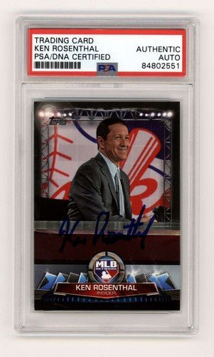 Ken Rosenthal 2017 Topps MLB Network MLBN-30 Signed PSA Authentic Auto