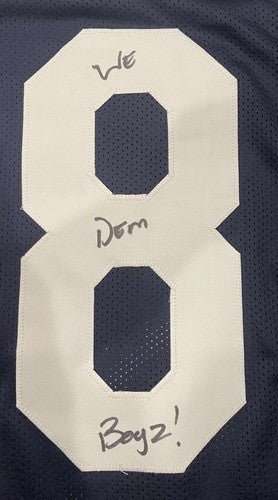 Malik Hooker Signed Cowboys TB Custom Jersey w/ We Dem Boyz! Beckett BAS COA