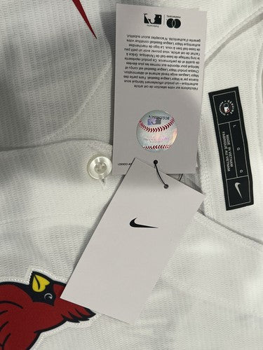 Jordan Walker Signed Auto STL Cardinals Official Nike Jersey Beckett WIT BAS COA