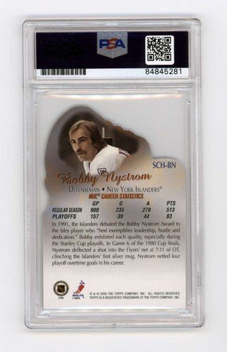 Bobby Nystrom 2003-04 Topps Stanley Cup Heroes SCH-BN Signed PSA Authentic Auto