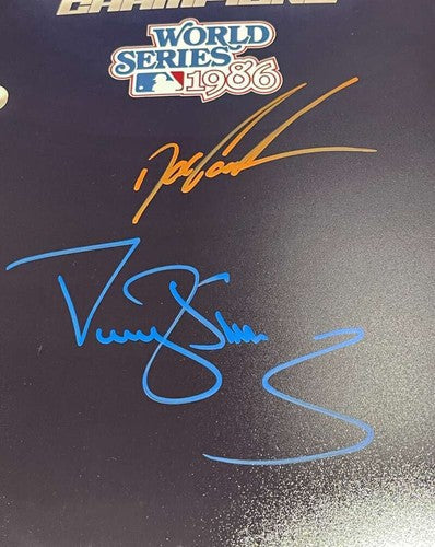 Dwight Doc Gooden &amp; Darryl Strawberry Signed 16x20 Photo Comp JSA COA Mets