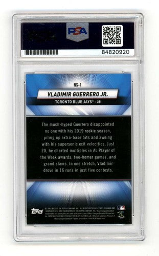 Vladimir Guerrero Jr. 2019 Bowman's Best Neophyte Atomic Ref Signed PSA 10 Auto