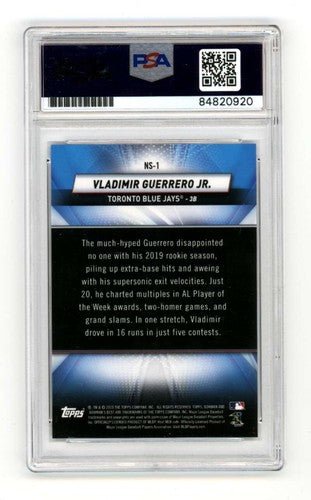 Vladimir Guerrero Jr. 2019 Bowman's Best Neophyte Atomic Ref Signed PSA 10 Auto