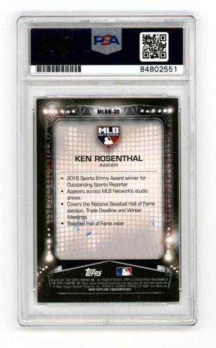 Ken Rosenthal 2017 Topps MLB Network MLBN-30 Signed PSA Authentic Auto