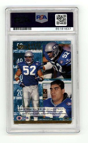 Kevin Mawae 1994 Fleer Ultra #508 Rookie RC w/ HOF 2019 Insc. Signed PSA 10 Auto
