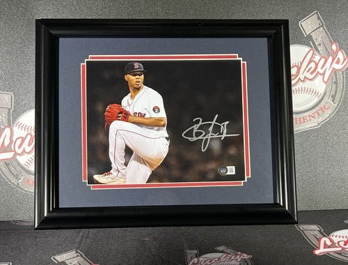 Brayan Bello Signed Framed 8x10 Photo Boston Red Sox Beckett Witness BAS COA