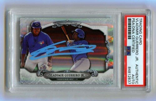 Vladimir Guerrero Jr 2018 Bowman Sterling Refractor RC Signed PSA Authentic Auto
