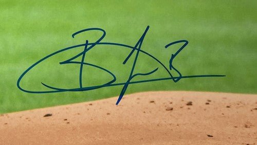 Brayan Bello Signed Framed 16x20 Photo Beckett Witness BAS COA Red Sox