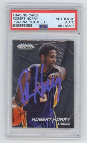 Robert Horry 2014-15 Panini Prizm #169 Signed Auto PSA DNA Authentic LA Lakers