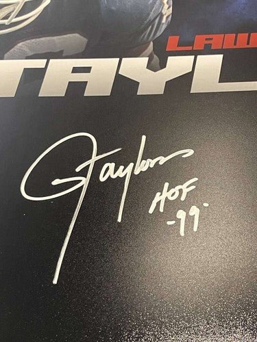 Lawrence Taylor Signed Auto 16x20 Photo Comp LE /56 PSA COA HOF 99 Giants