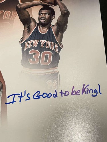 Bernard King Signed Autographed 16x20 Photo JSA COA ITS GOOD TO BE KING!