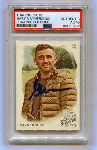 Gary Vaynerchuk 2019 Topps Allen &amp; Ginter Signed PSA Authentic Auto GaryVee