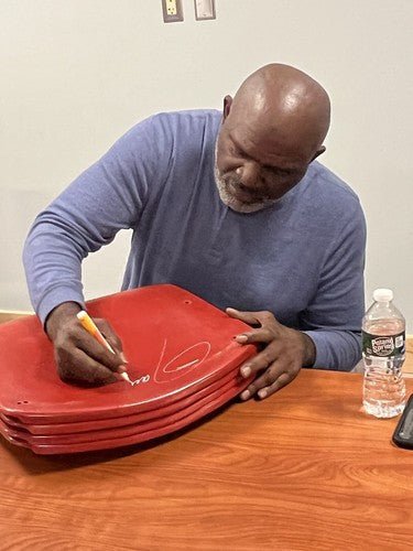 Lawrence Taylor Signed Auto New York Giants Stadium Seat HOF &amp; SB INSC JSA W COA