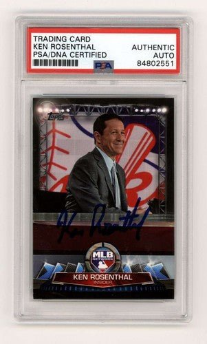 Ken Rosenthal 2017 Topps MLB Network MLBN-30 Signed PSA Authentic Auto