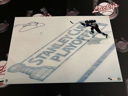 Joe Sakic Signed Auto 16x24 Photo "Playoff Hockey" 22/50 Upper Deck UDA COA
