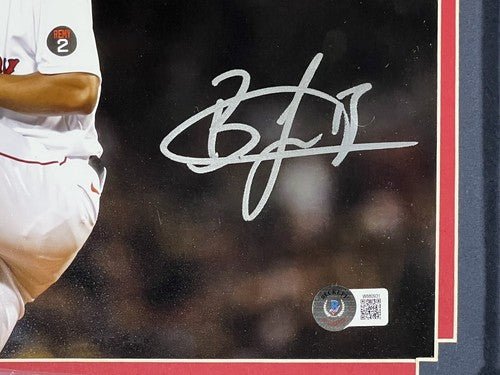 Brayan Bello Signed Framed 8x10 Photo Boston Red Sox Beckett Witness BAS COA