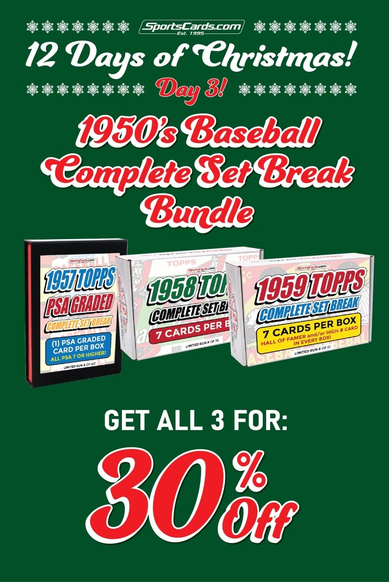 DAY 3 - 1950s Baseball Set Break Bundle