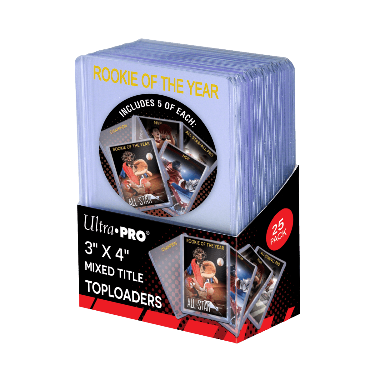 3" x 4" Mixed Title TOPLOADER® Sleeves Bundle (25ct)