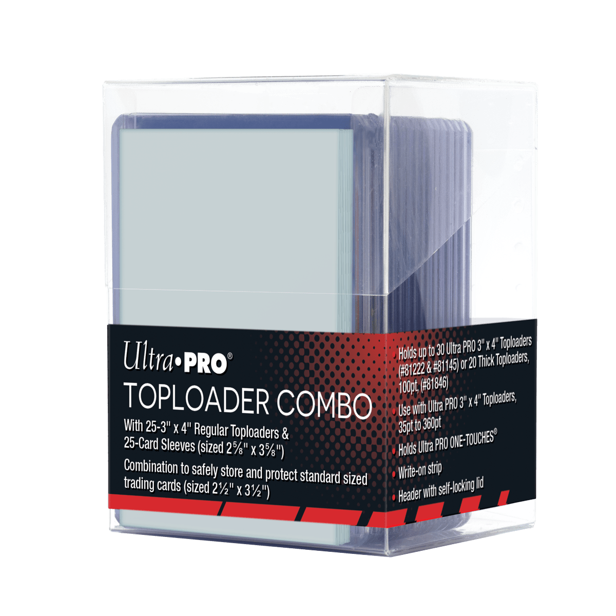 TOPLOADER® Sleeves and Sleeves Combo (25ct) with Clear Storage Box