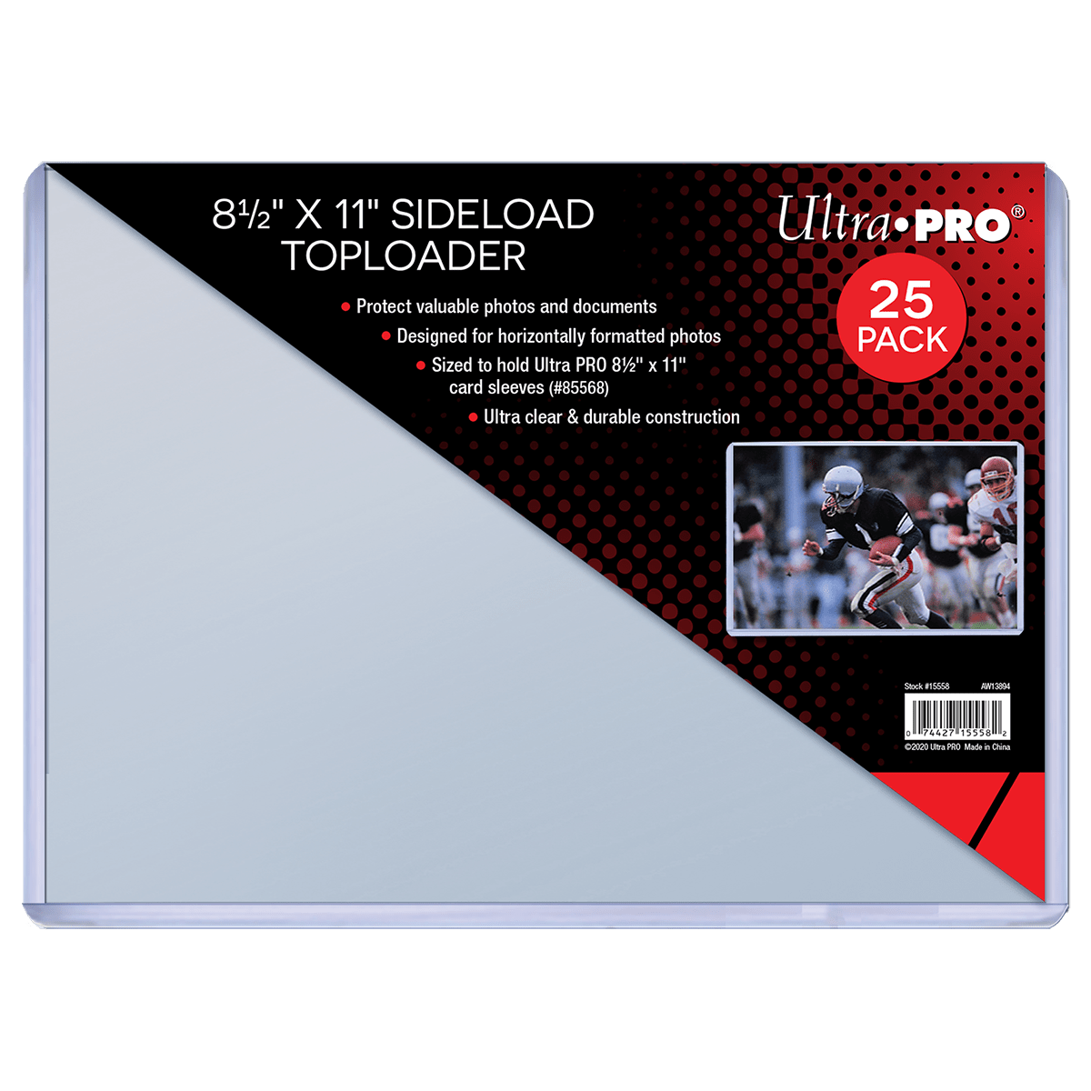 8-1/2" x 11" Side Load TOPLOADER® Sleeves (25ct)