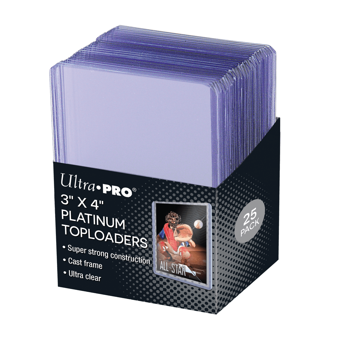 3" x 4" Ultra Clear Platinum TOPLOADER® Sleeves (25ct)