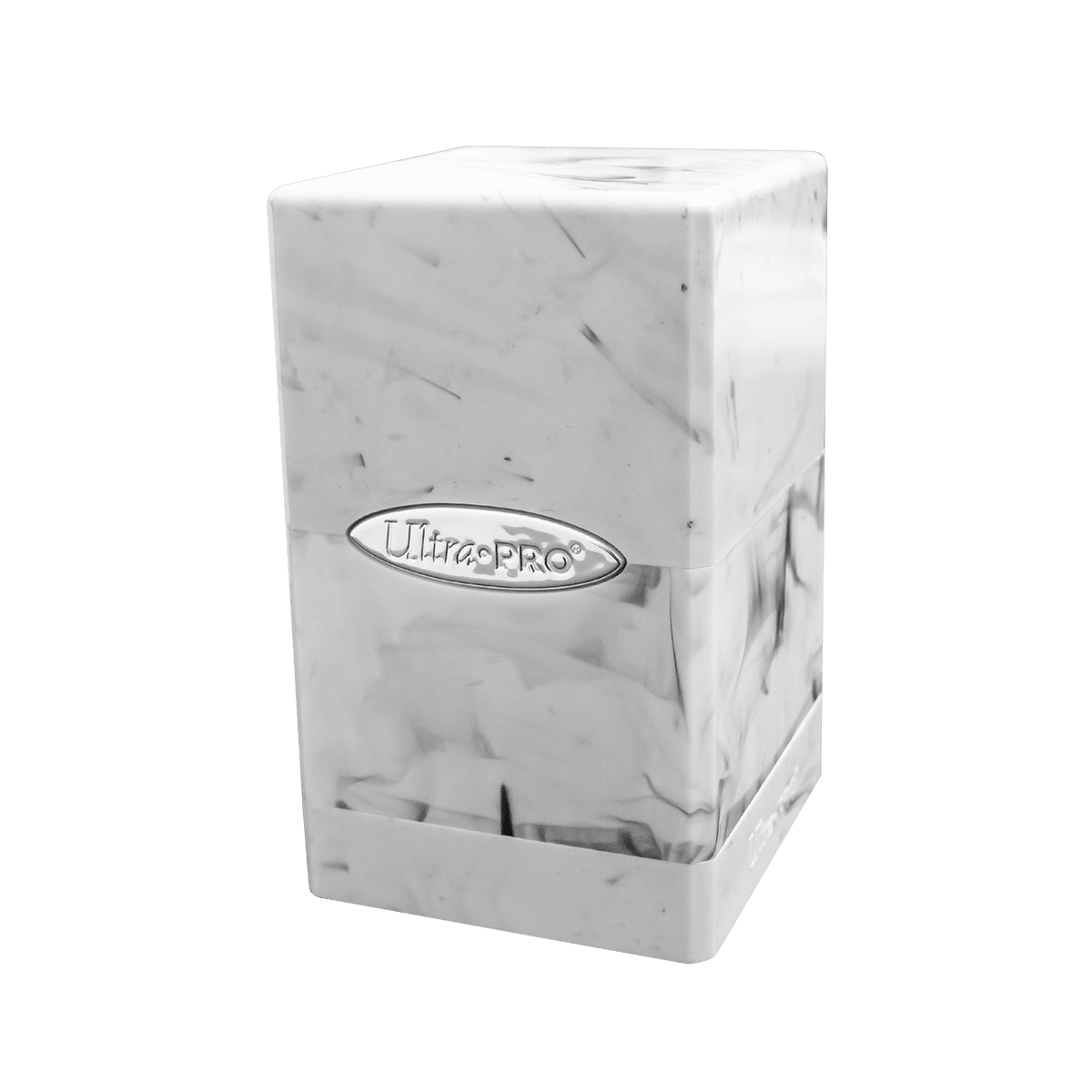 Marble SATIN® Tower DECK BOX® - Black / White