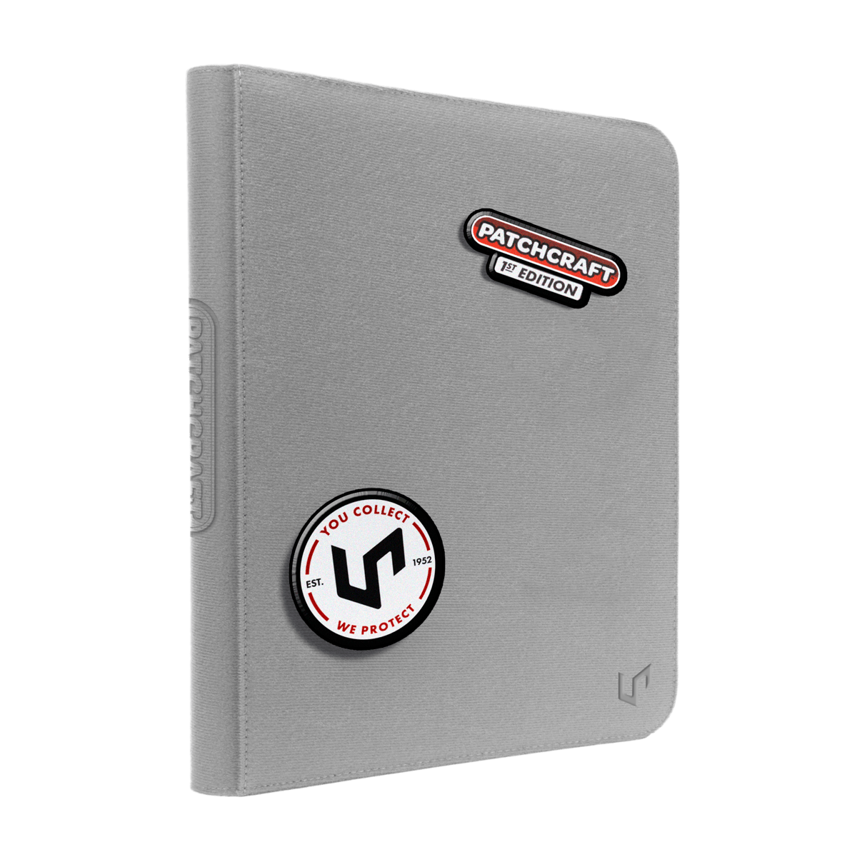 PATCHCRAFT™ Zippered 9-Pocket PRO-BINDER® Gray