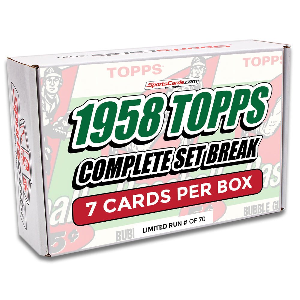 1958 TOPPS BASEBALL COMPLETE SET BREAK - 7 CARDS PER BOX!