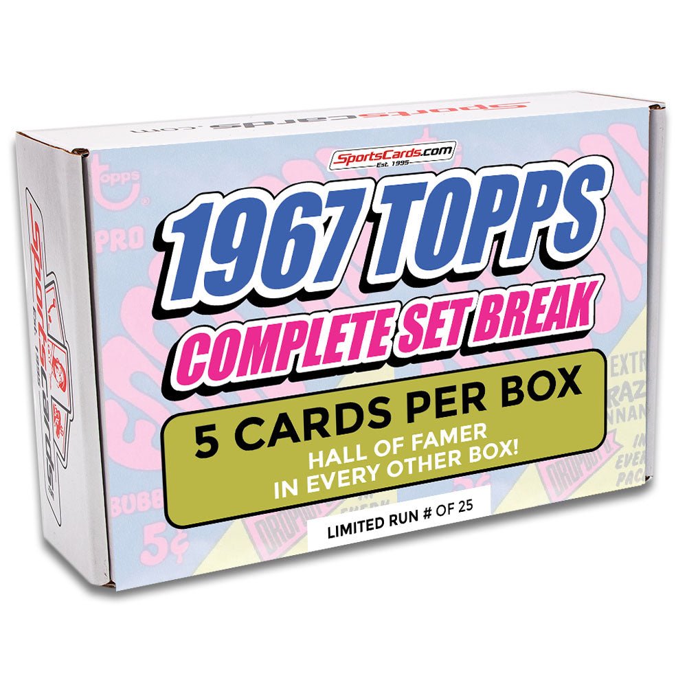 1967 TOPPS FOOTBALL COMPLETE SET BREAK - 5 CARDS PER BOX!