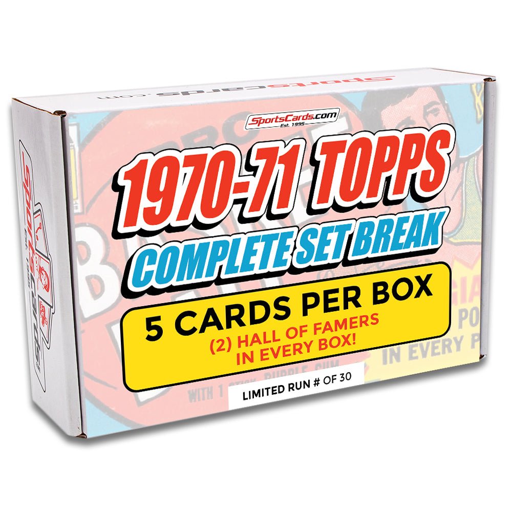 1970-71 TOPPS BASKETBALL COMPLETE SET BREAK - 5 CARDS PER BOX! INCLUDES 2 HOFers!