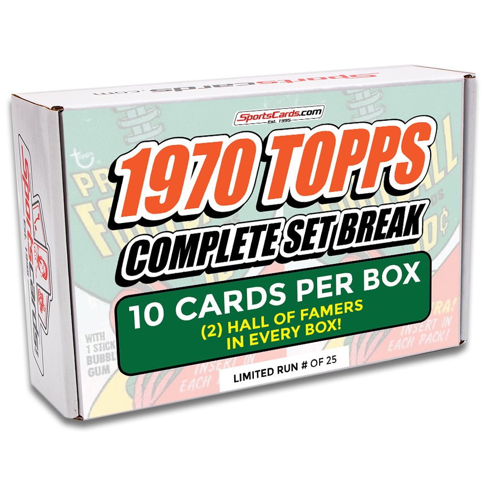 1970 TOPPS FOOTBALL COMPLETE SET BREAK - 10 CARDS PER BOX! 2 HOFers Per box!