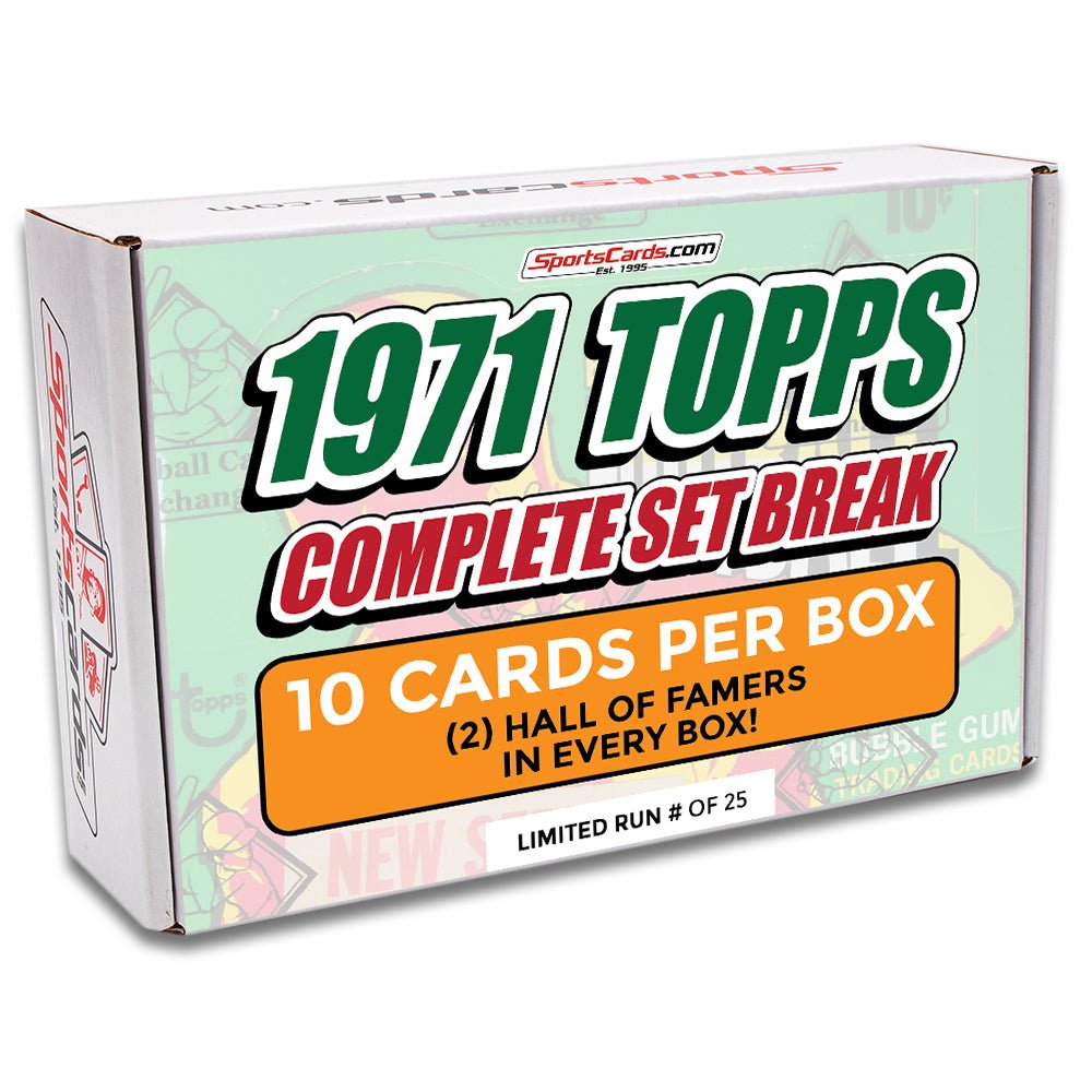1971 TOPPS FOOTBALL COMPLETE SET BREAK - 10 CARDS PER BOX! 2 HOFERS per box!