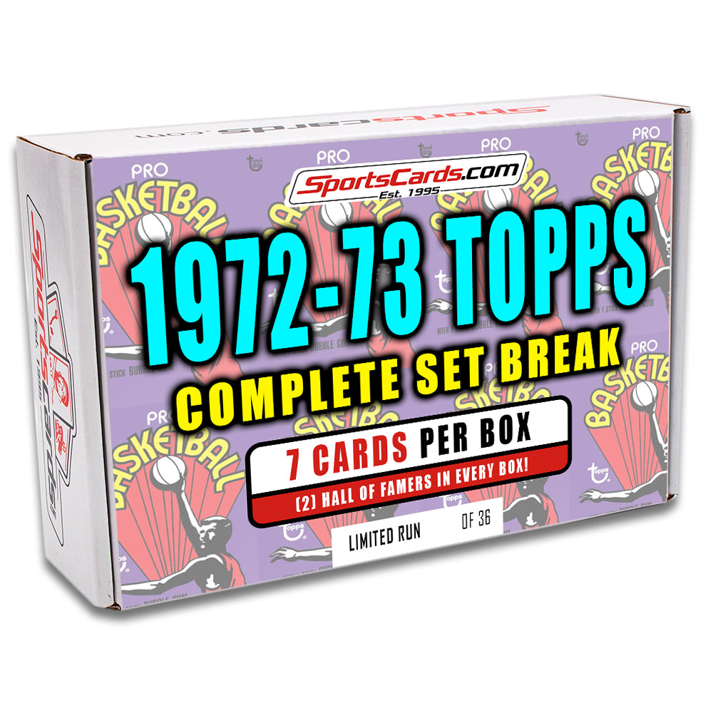 1972-73 TOPPS BASKETBALL COMPLETE SET BREAK - 7 CARDS PER BOX! 2 HOFERS IN EVERY BOX!