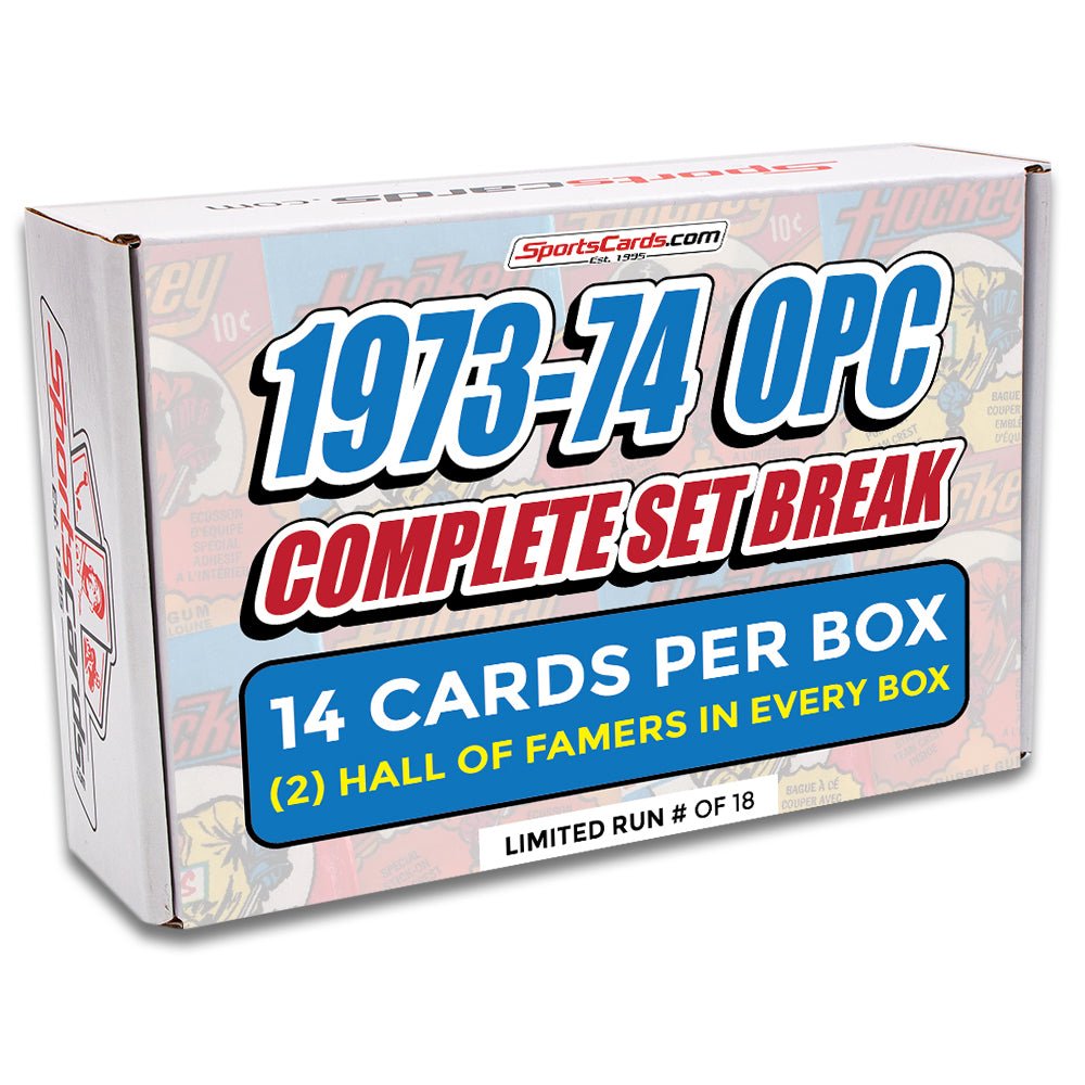 1973-74 O-PEE-CHEE HOCKEY COMPLETE SET BREAK - 14 CARDS PER BOX! 2 HOFERS PER BOX!