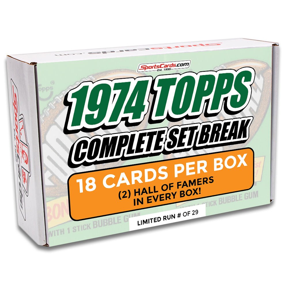1974 TOPPS FOOTBALL COMPLETE SET BREAK - 18 CARDS PER BOX! 2 HOFERS IN EVERY BOX!