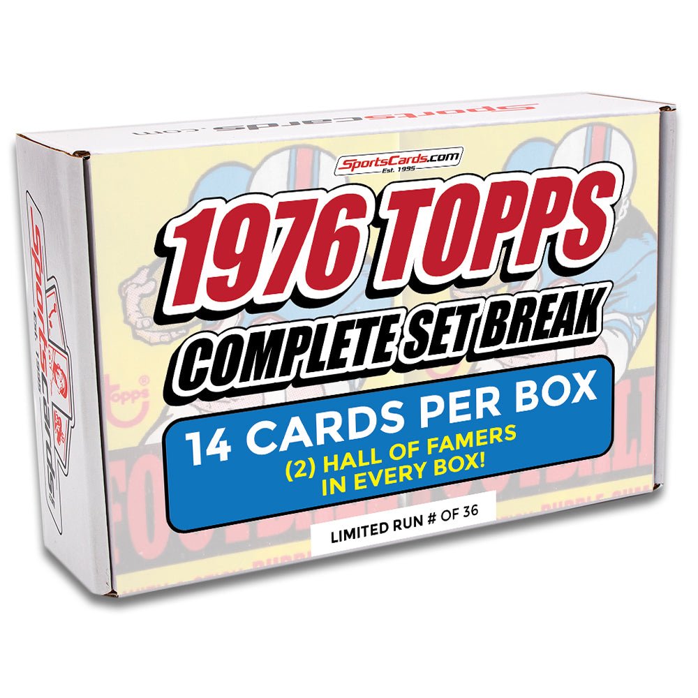 1976 TOPPS FOOTBALL COMPLETE SET BREAK - 14 CARDS PER BOX! 2 HOFERS PER BOX!