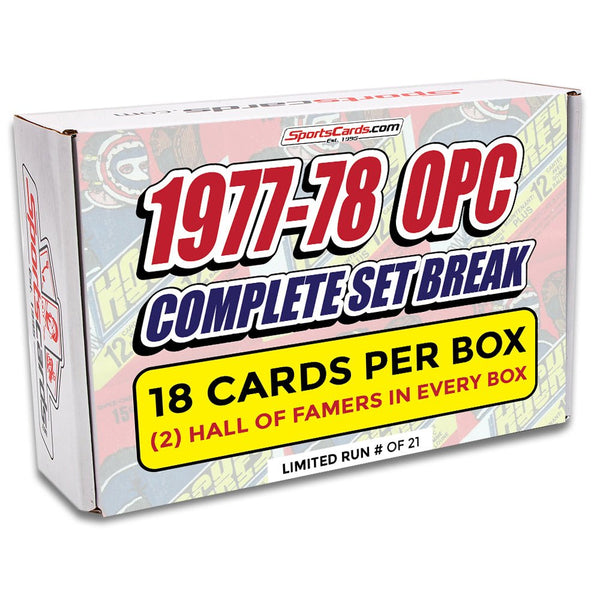 1977-78 O-PEE-CHEE HOCKEY COMPLETE SET BREAK - 18 CARDS PER BOX! 2