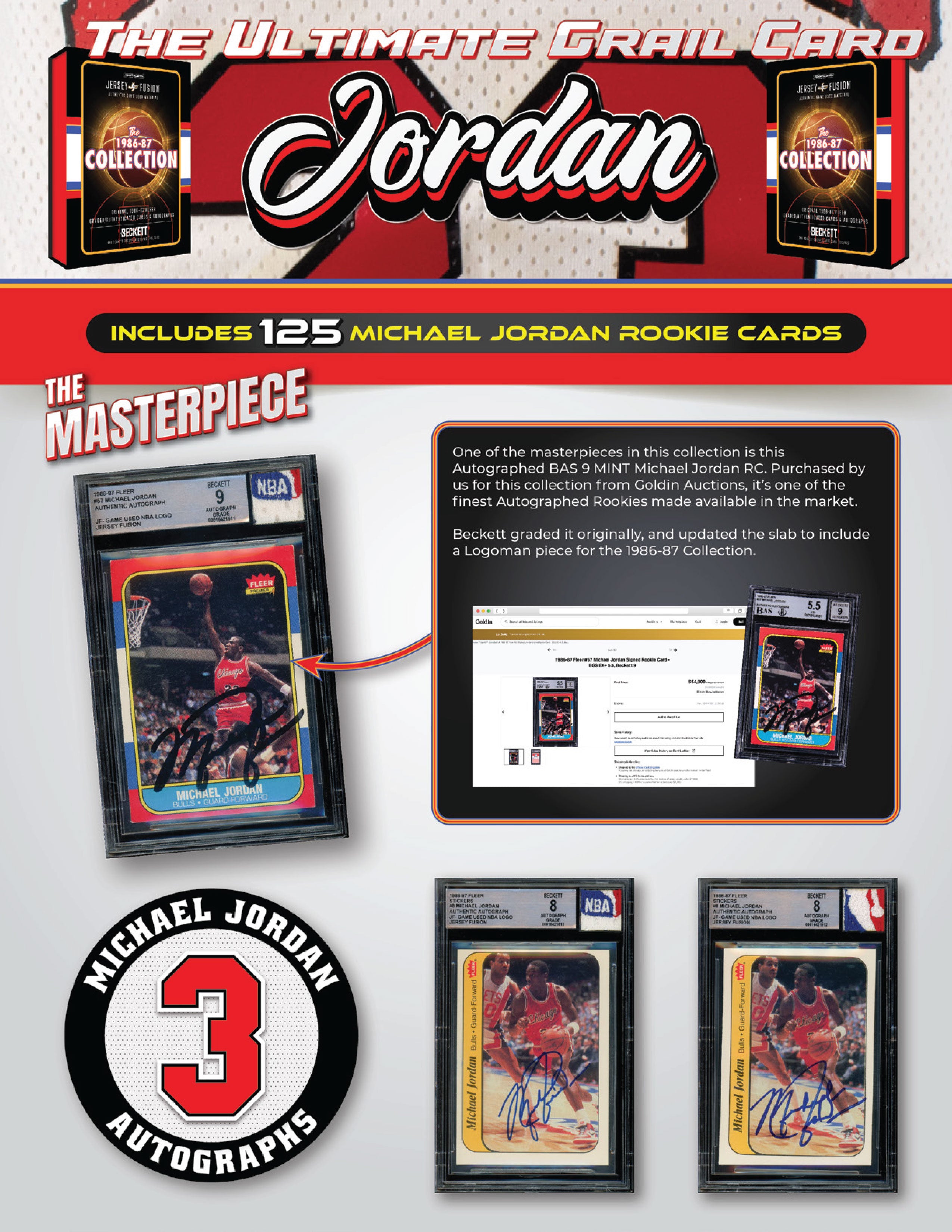 Jersey Fusion: The 1986-87 Collection FINALE Box - (1) BAS/BGS Card Per Box