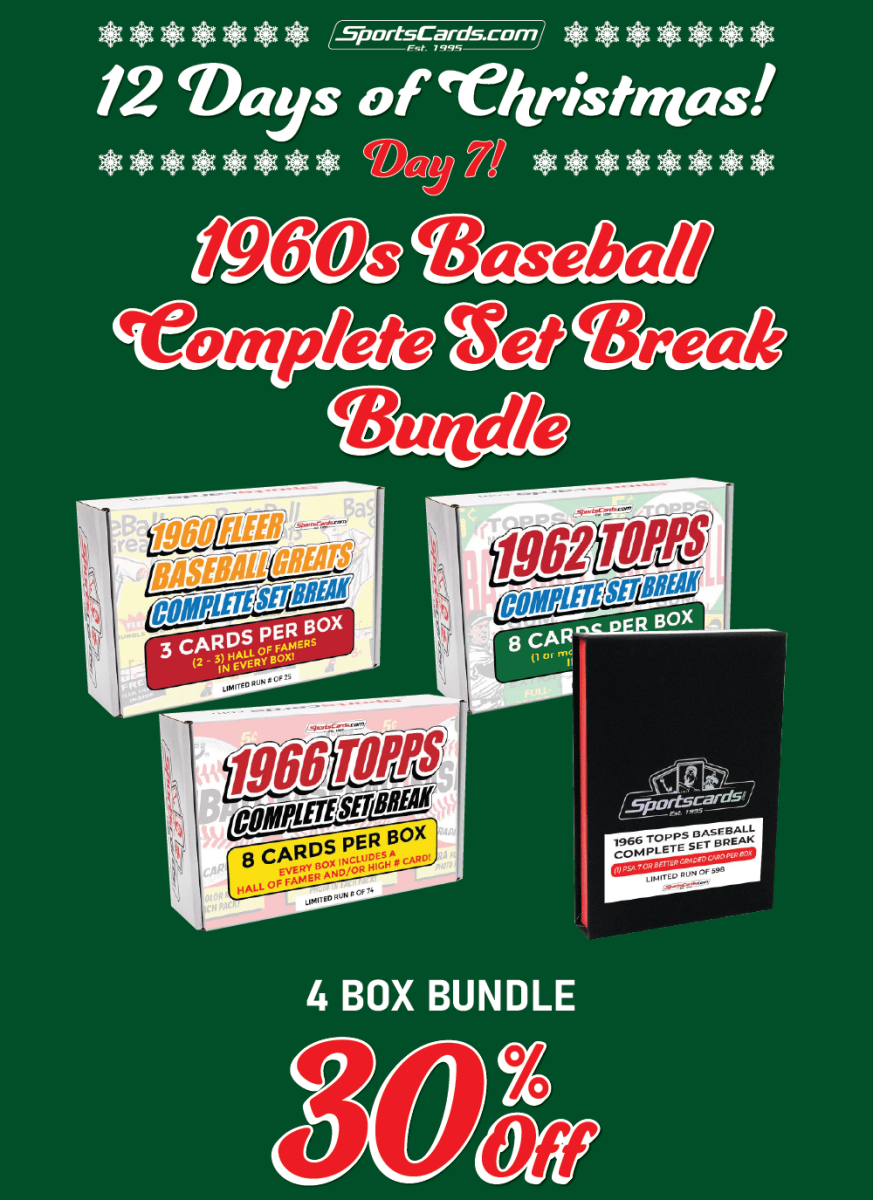 Day 7: 1960&#39;s Baseball Complete Set Break Bundle
