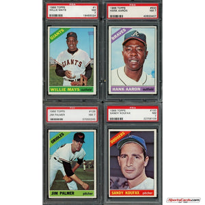 1966 Topps Baseball Complete Graded Set Break - (1) Graded Card (PSA 7 - Sportscards.com 1966 Topps Baseball Complete Graded Set Break - (1) Graded Card (PSA 7 - Sportscards.com