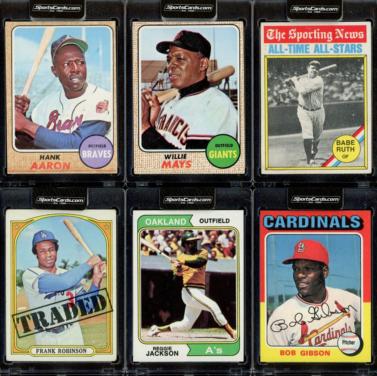 VINTAGE PRE-1979 HALL OF FAMER OR STAR BLACK PACK - BASEBALL