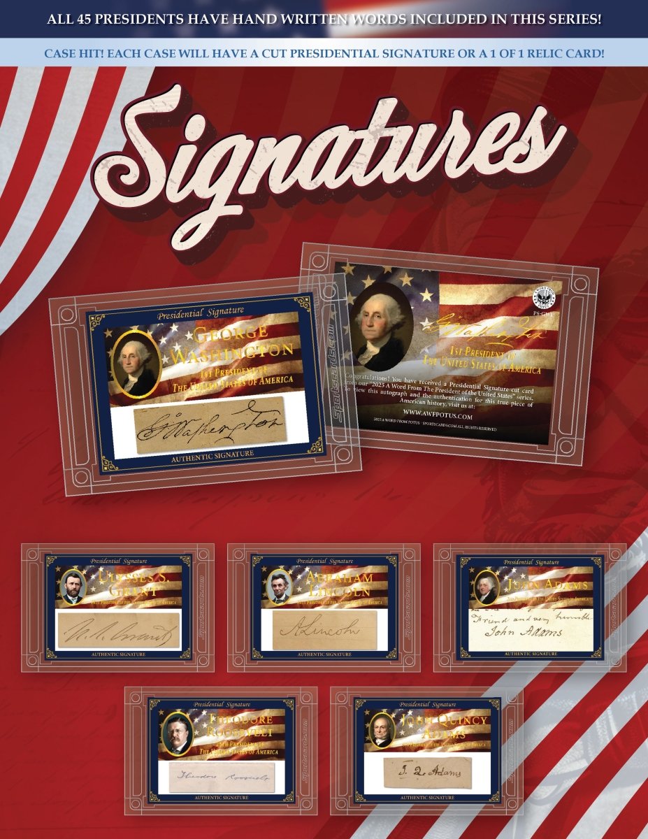 2025 A Word From POTUS Case (60 Sealed Boxes)
