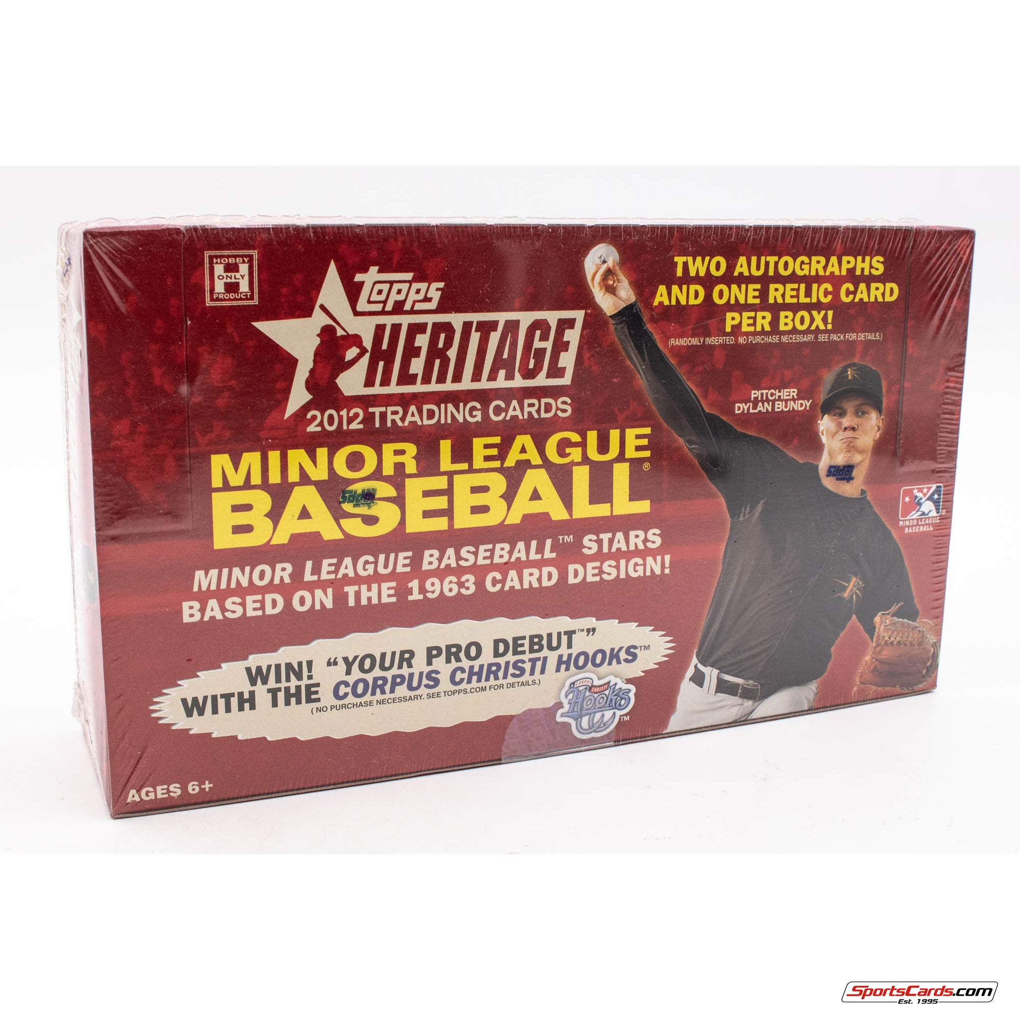 2012 Topps Heritage Minor League Baseball Hobby Box - 2 Autos Per Box!