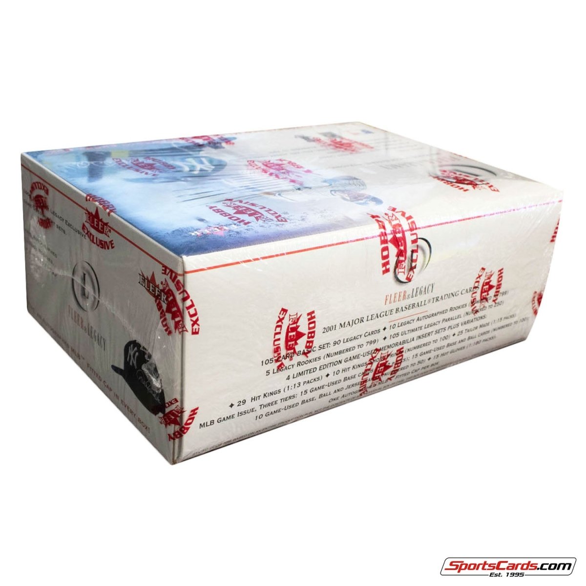 2001 Fleer Legacy Baseball Sealed Box - (1) Signed Hat Per Box + (15) Packs Ichiro Pujols RC