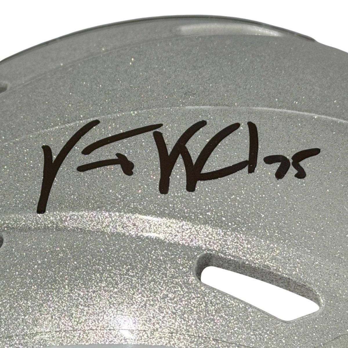 Vince Wilfork Signed New England Patriots Speed Mini Helmet JSA Witness COA